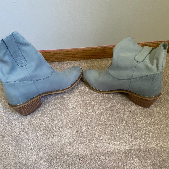 Blue Ankle Boots - Crown Vintage - Picture 3 of 8